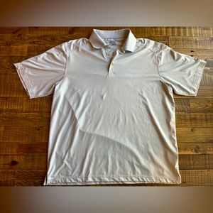 Men’s Slazenger Golf Polo Shirt Size XL Gray Diamond Graphic Short Sleeve